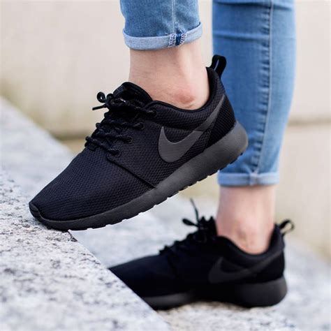 womens black nike sneakers|nike shoes all black women's.